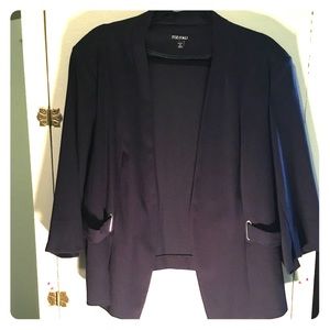 Blazer with buckle features